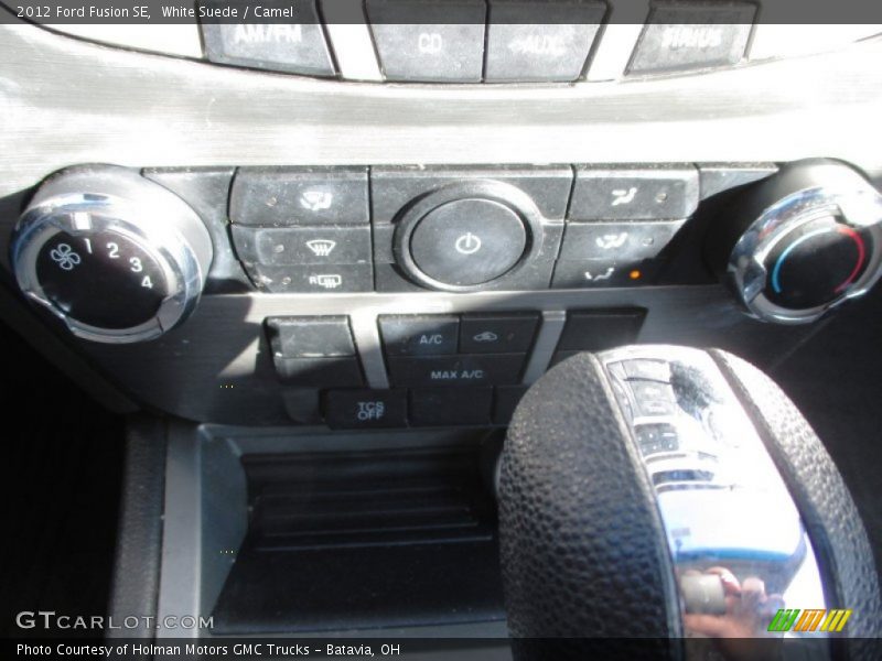 White Suede / Camel 2012 Ford Fusion SE