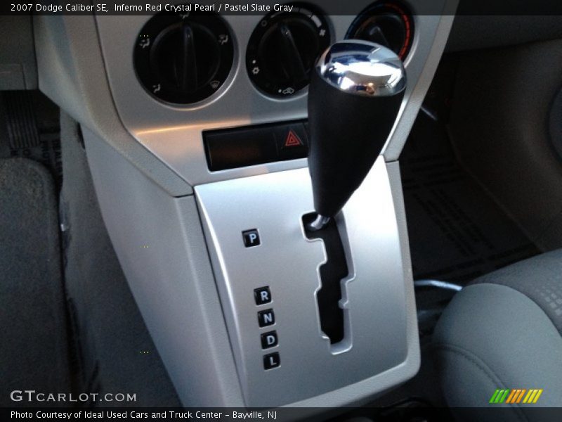 Inferno Red Crystal Pearl / Pastel Slate Gray 2007 Dodge Caliber SE