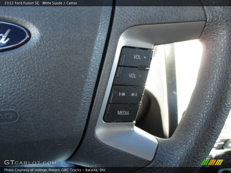 White Suede / Camel 2012 Ford Fusion SE