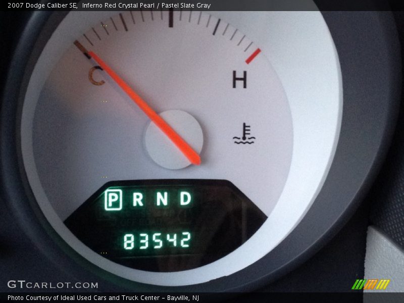 Inferno Red Crystal Pearl / Pastel Slate Gray 2007 Dodge Caliber SE