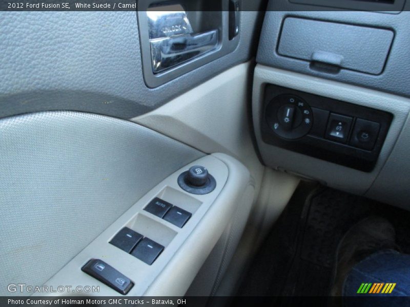 White Suede / Camel 2012 Ford Fusion SE