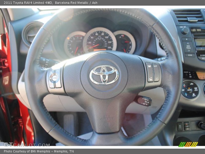 Barcelona Red Metallic / Ash 2011 Toyota RAV4 Limited 4WD