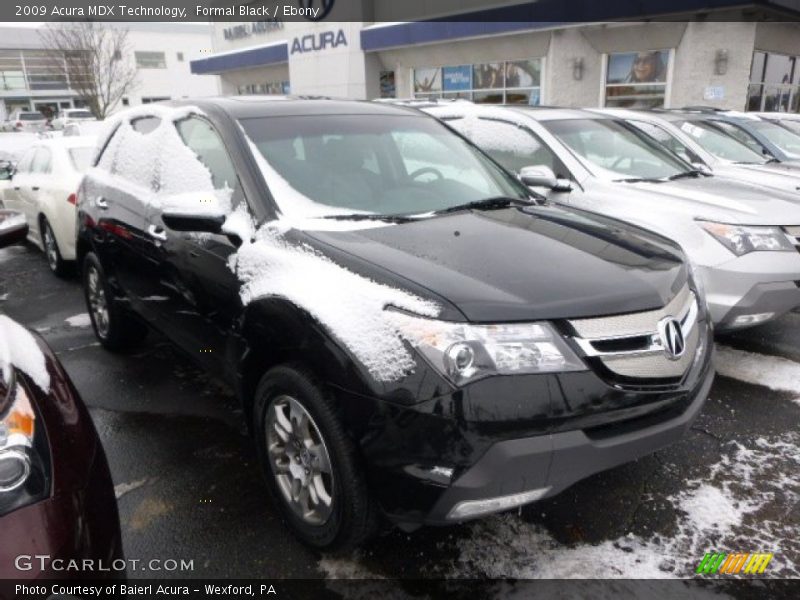 Formal Black / Ebony 2009 Acura MDX Technology