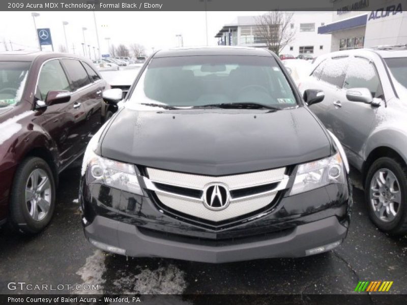 Formal Black / Ebony 2009 Acura MDX Technology