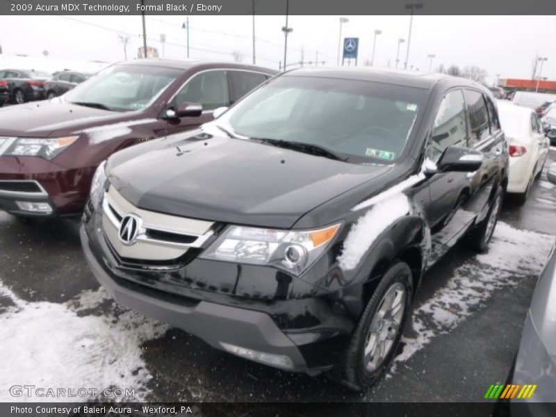 Formal Black / Ebony 2009 Acura MDX Technology