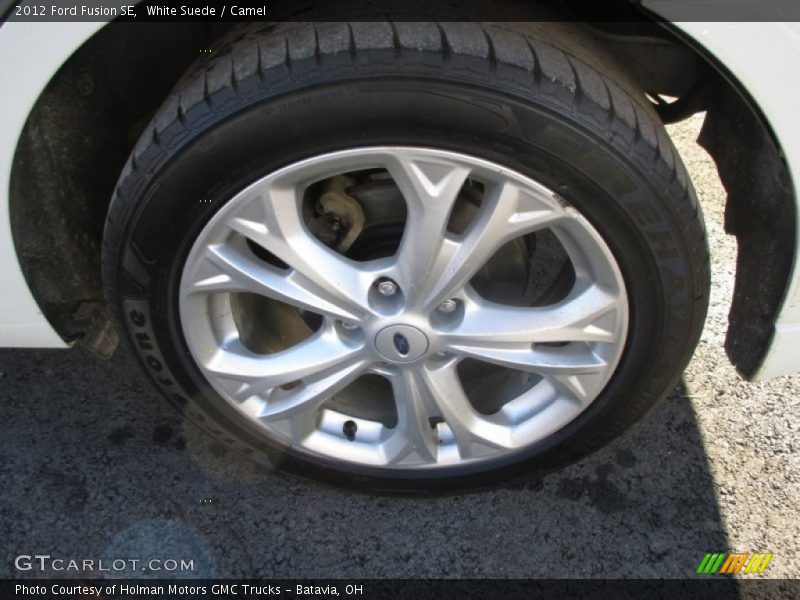 White Suede / Camel 2012 Ford Fusion SE