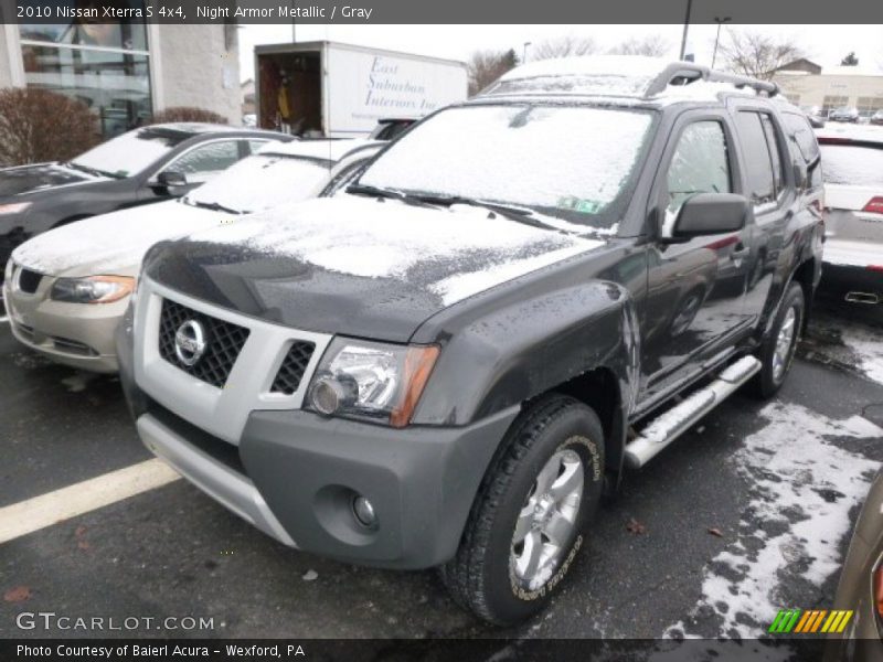 Night Armor Metallic / Gray 2010 Nissan Xterra S 4x4
