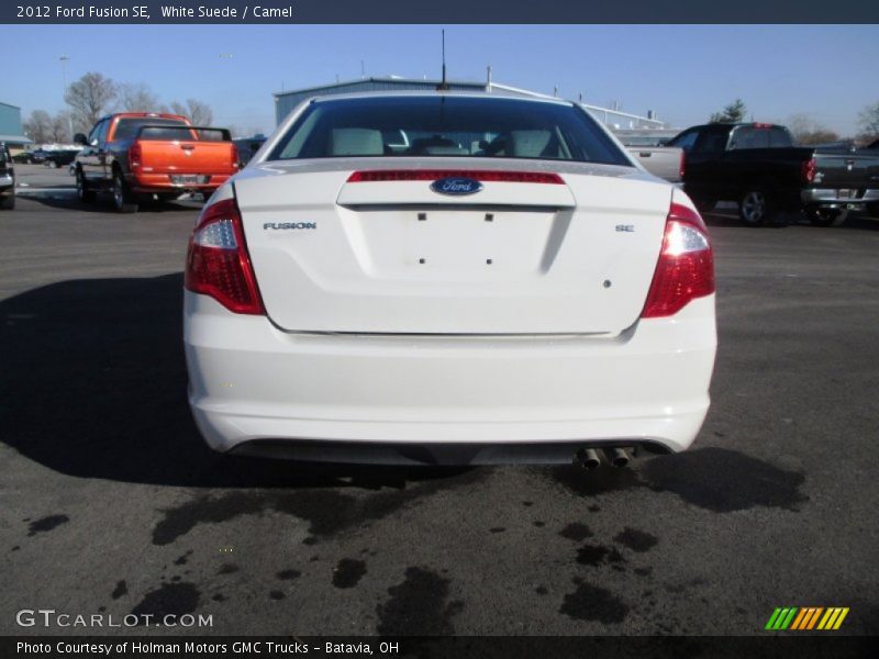 White Suede / Camel 2012 Ford Fusion SE