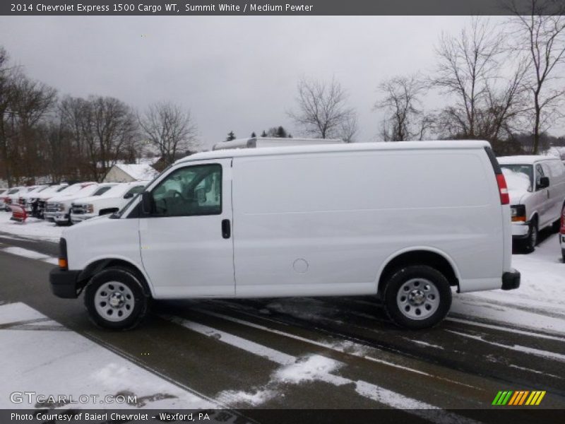 Summit White / Medium Pewter 2014 Chevrolet Express 1500 Cargo WT