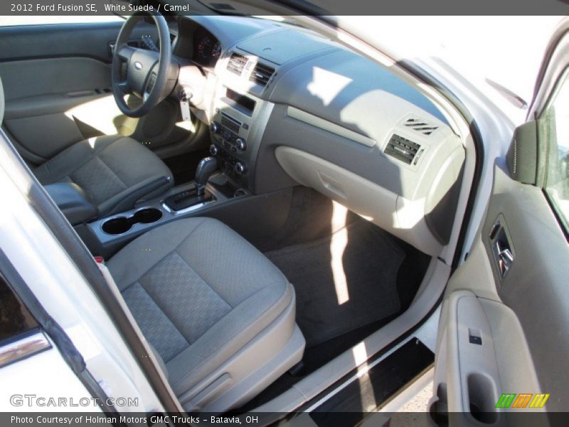 White Suede / Camel 2012 Ford Fusion SE