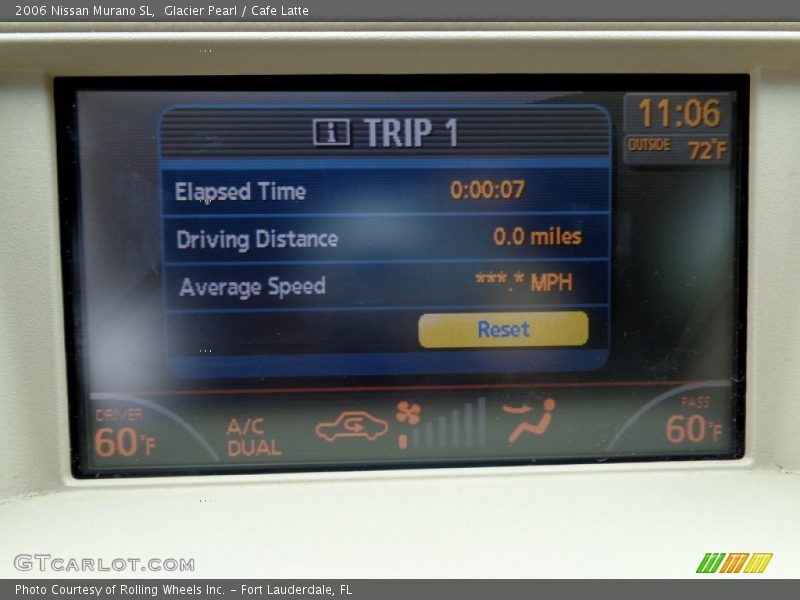 Glacier Pearl / Cafe Latte 2006 Nissan Murano SL