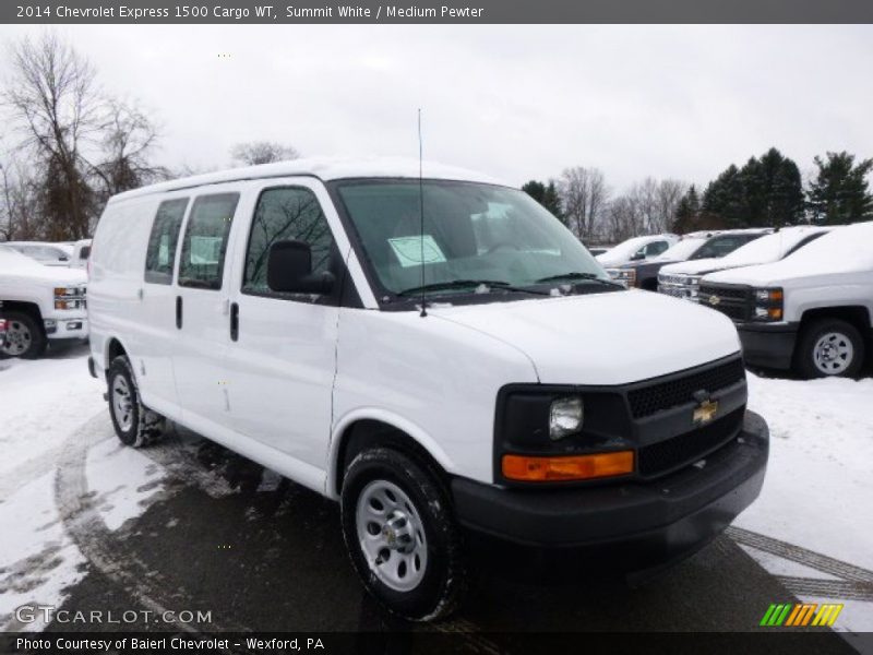 Summit White / Medium Pewter 2014 Chevrolet Express 1500 Cargo WT