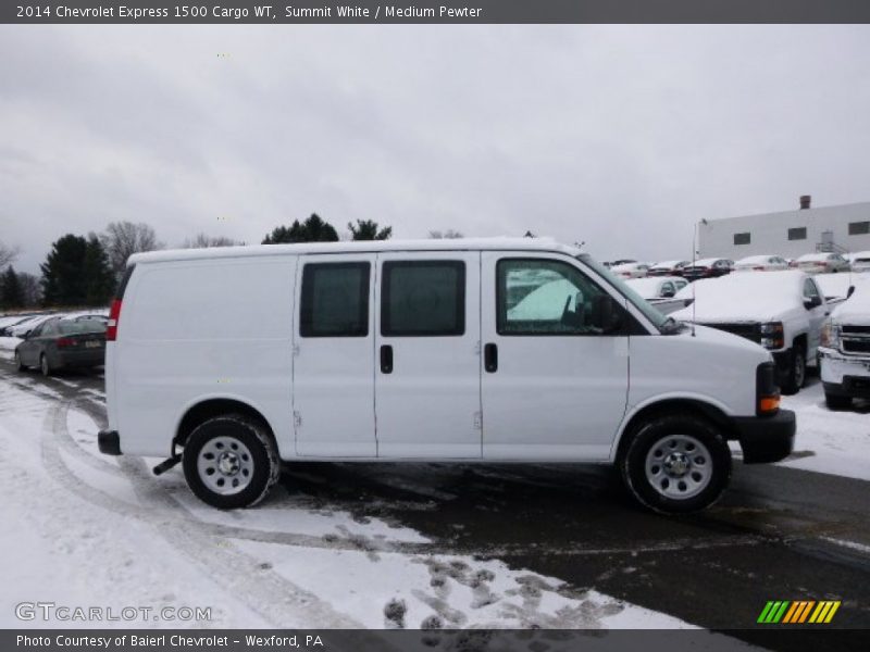 Summit White / Medium Pewter 2014 Chevrolet Express 1500 Cargo WT