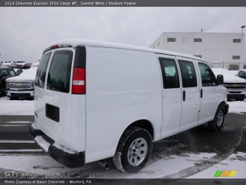 Summit White / Medium Pewter 2014 Chevrolet Express 1500 Cargo WT