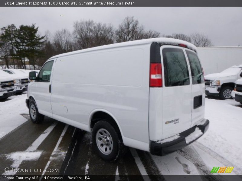 Summit White / Medium Pewter 2014 Chevrolet Express 1500 Cargo WT