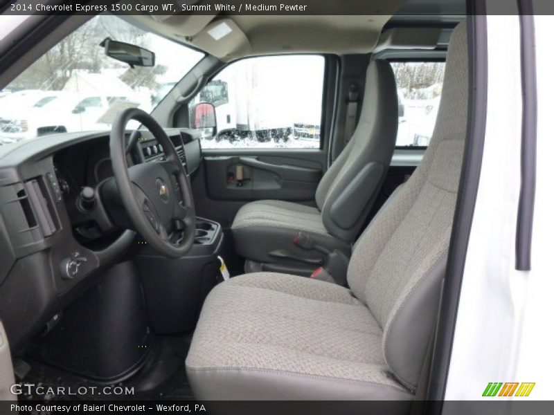 Summit White / Medium Pewter 2014 Chevrolet Express 1500 Cargo WT