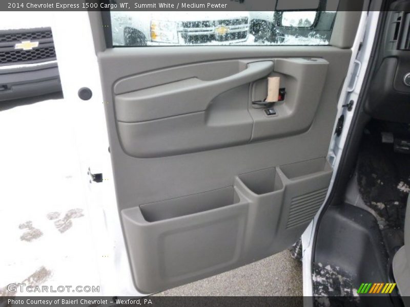 Summit White / Medium Pewter 2014 Chevrolet Express 1500 Cargo WT