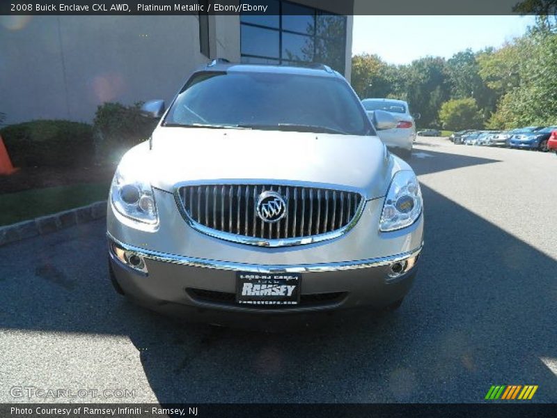 Platinum Metallic / Ebony/Ebony 2008 Buick Enclave CXL AWD