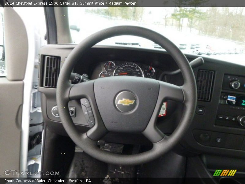 Summit White / Medium Pewter 2014 Chevrolet Express 1500 Cargo WT