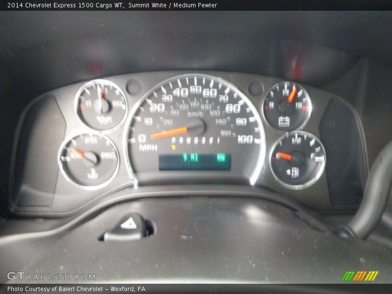 Summit White / Medium Pewter 2014 Chevrolet Express 1500 Cargo WT