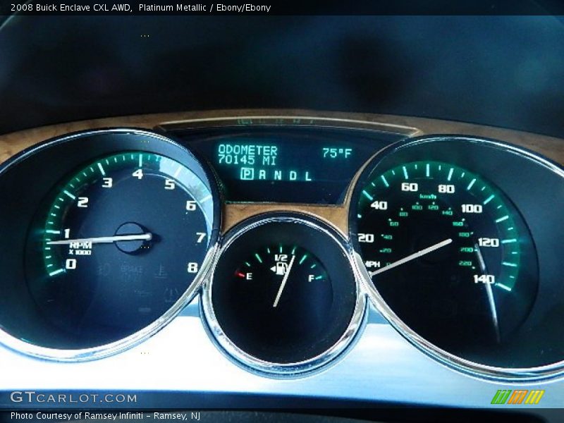 Platinum Metallic / Ebony/Ebony 2008 Buick Enclave CXL AWD