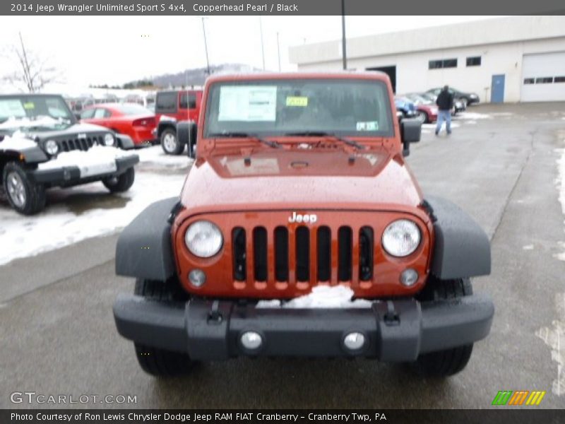 Copperhead Pearl / Black 2014 Jeep Wrangler Unlimited Sport S 4x4