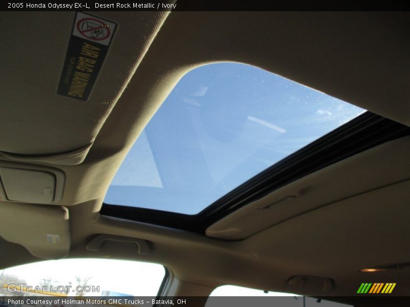 Desert Rock Metallic / Ivory 2005 Honda Odyssey EX-L