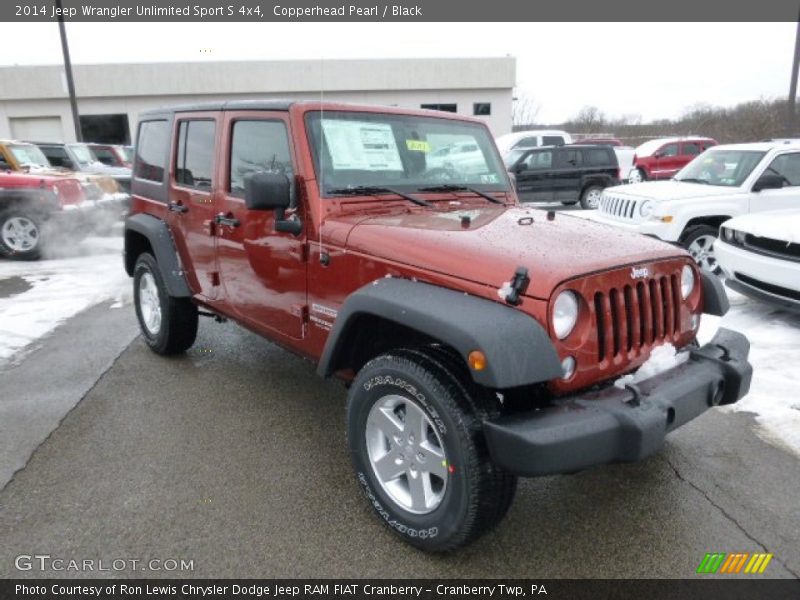 Front 3/4 View of 2014 Wrangler Unlimited Sport S 4x4