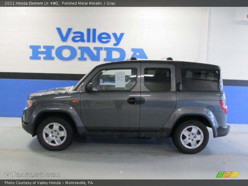 Polished Metal Metallic / Gray 2011 Honda Element LX 4WD