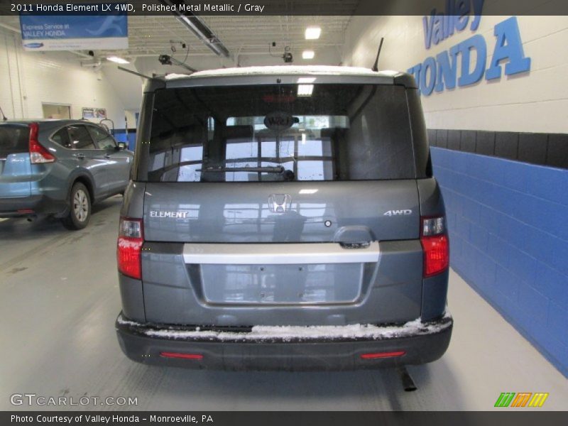 Polished Metal Metallic / Gray 2011 Honda Element LX 4WD
