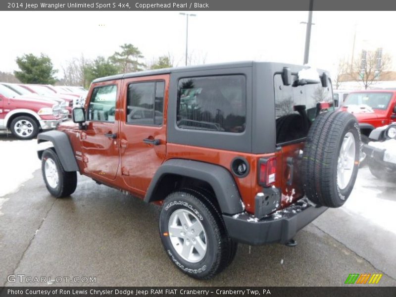 Copperhead Pearl / Black 2014 Jeep Wrangler Unlimited Sport S 4x4