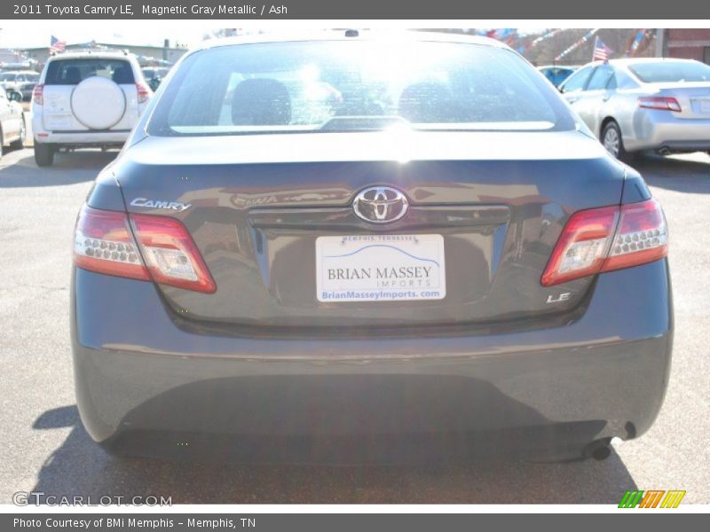 Magnetic Gray Metallic / Ash 2011 Toyota Camry LE