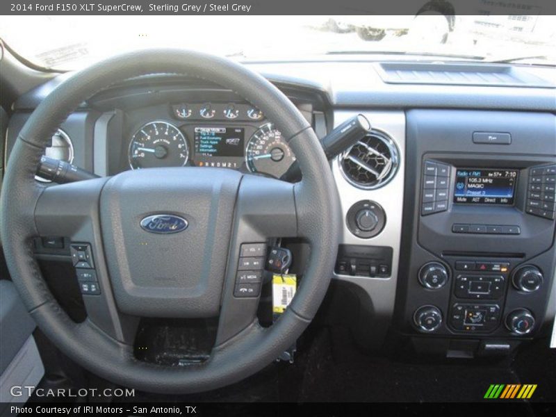 Sterling Grey / Steel Grey 2014 Ford F150 XLT SuperCrew