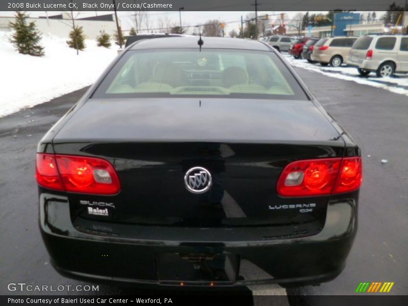 Black Onyx / Cocoa/Cashmere 2008 Buick Lucerne CX