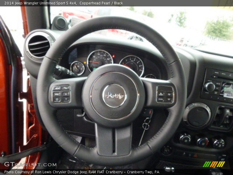 Copperhead Pearl / Black 2014 Jeep Wrangler Unlimited Sport S 4x4