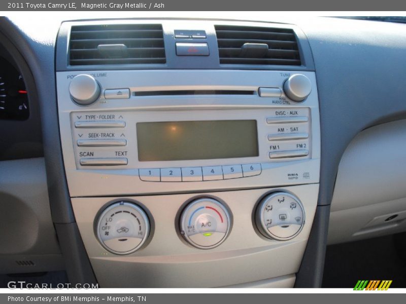 Magnetic Gray Metallic / Ash 2011 Toyota Camry LE