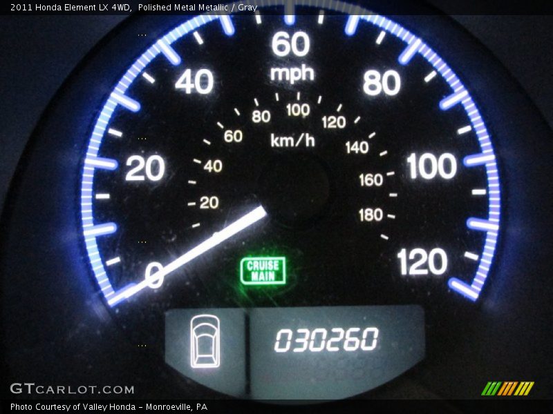 Polished Metal Metallic / Gray 2011 Honda Element LX 4WD