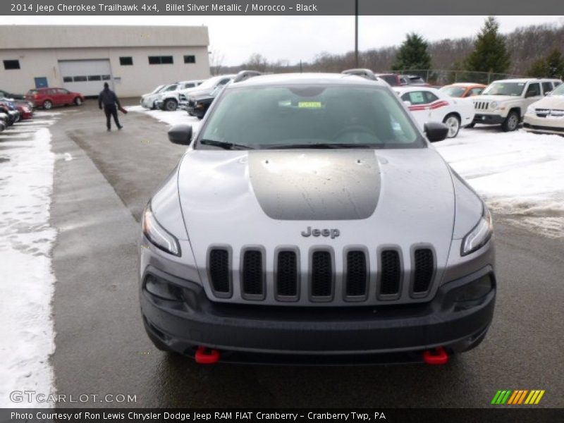 Billet Silver Metallic / Morocco - Black 2014 Jeep Cherokee Trailhawk 4x4