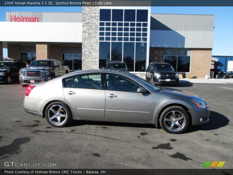 Spirited Bronze Pearl / Cafe Latte 2006 Nissan Maxima 3.5 SE