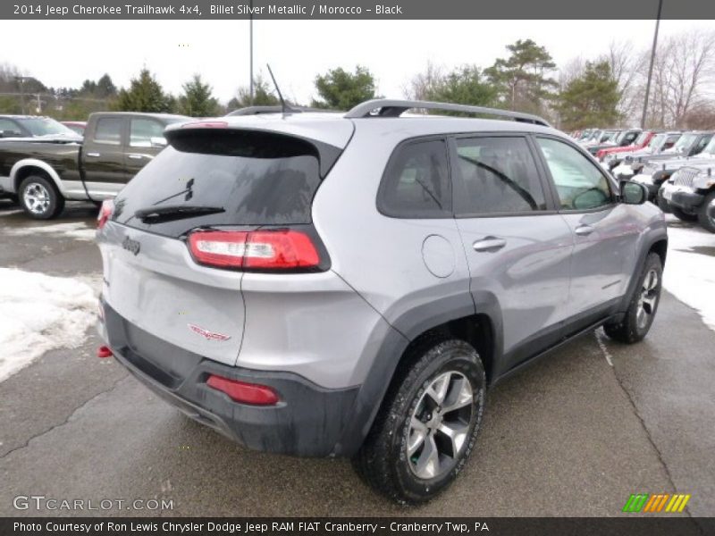 Billet Silver Metallic / Morocco - Black 2014 Jeep Cherokee Trailhawk 4x4