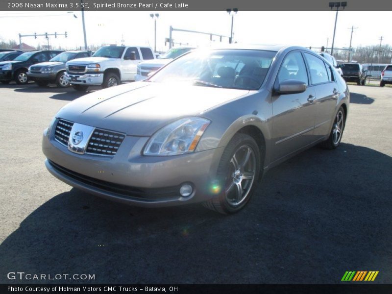 Spirited Bronze Pearl / Cafe Latte 2006 Nissan Maxima 3.5 SE