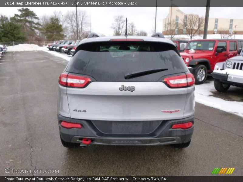 Billet Silver Metallic / Morocco - Black 2014 Jeep Cherokee Trailhawk 4x4