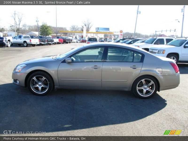 Spirited Bronze Pearl / Cafe Latte 2006 Nissan Maxima 3.5 SE