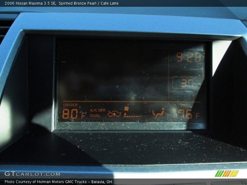 Spirited Bronze Pearl / Cafe Latte 2006 Nissan Maxima 3.5 SE