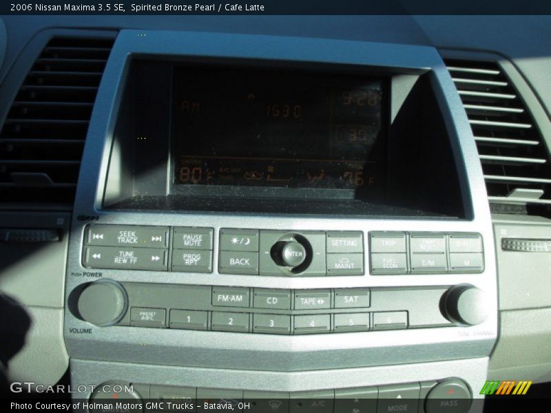 Spirited Bronze Pearl / Cafe Latte 2006 Nissan Maxima 3.5 SE