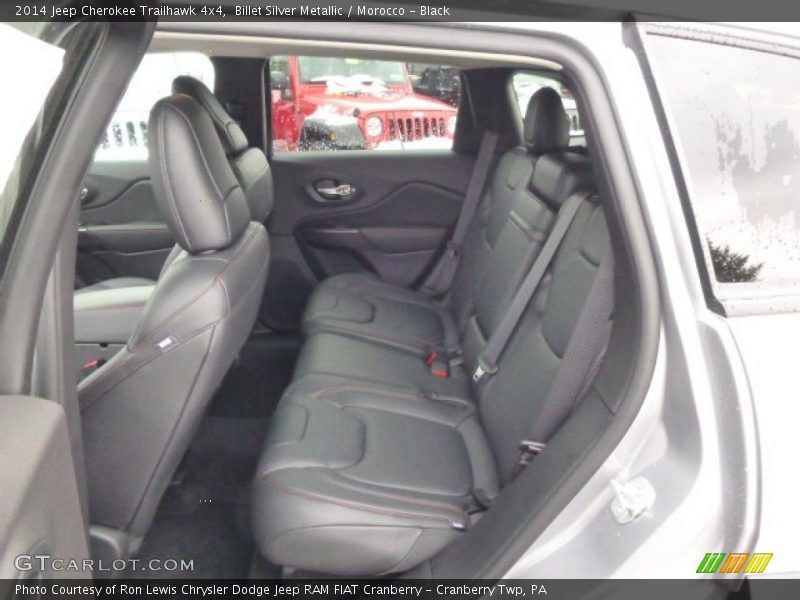 Rear Seat of 2014 Cherokee Trailhawk 4x4