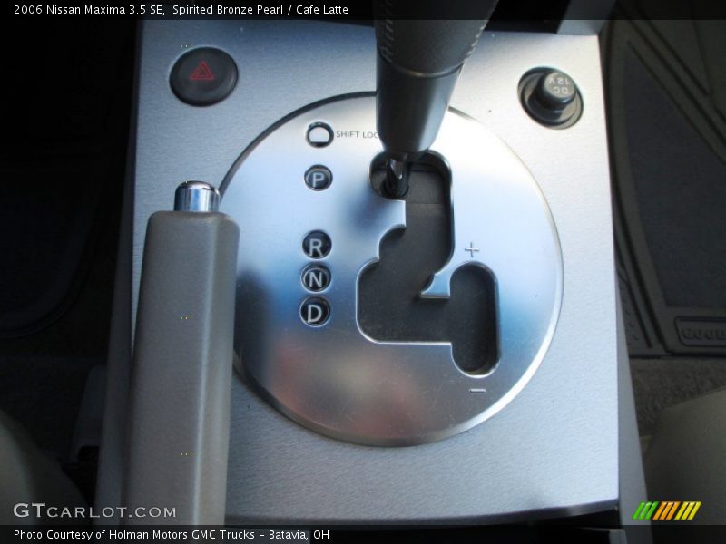 Spirited Bronze Pearl / Cafe Latte 2006 Nissan Maxima 3.5 SE
