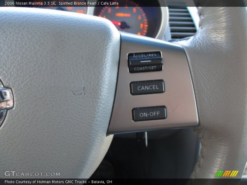 Spirited Bronze Pearl / Cafe Latte 2006 Nissan Maxima 3.5 SE