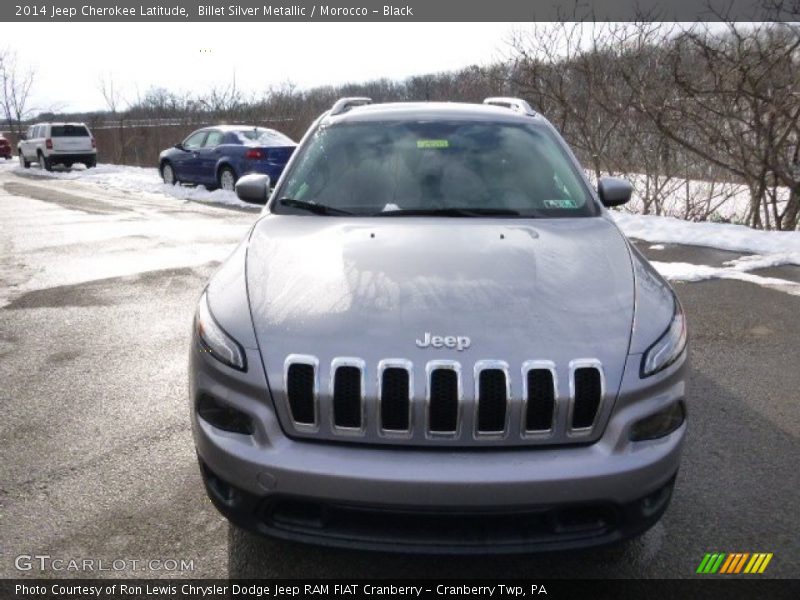 Billet Silver Metallic / Morocco - Black 2014 Jeep Cherokee Latitude