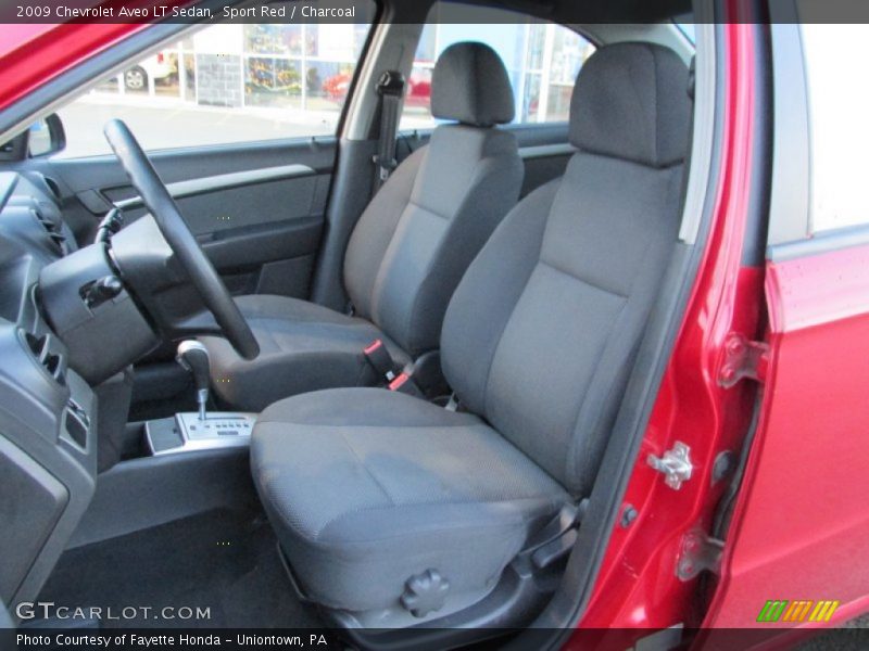 Sport Red / Charcoal 2009 Chevrolet Aveo LT Sedan